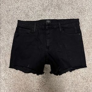 Black denim shorts. VERY stretchy